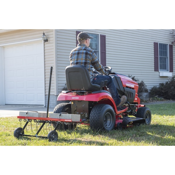 40" Tow-Behind Lawn Dethatcher